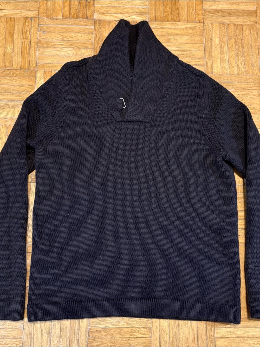 Banana Republic Extra Fine Merino Wool Shawl Collar Sweater